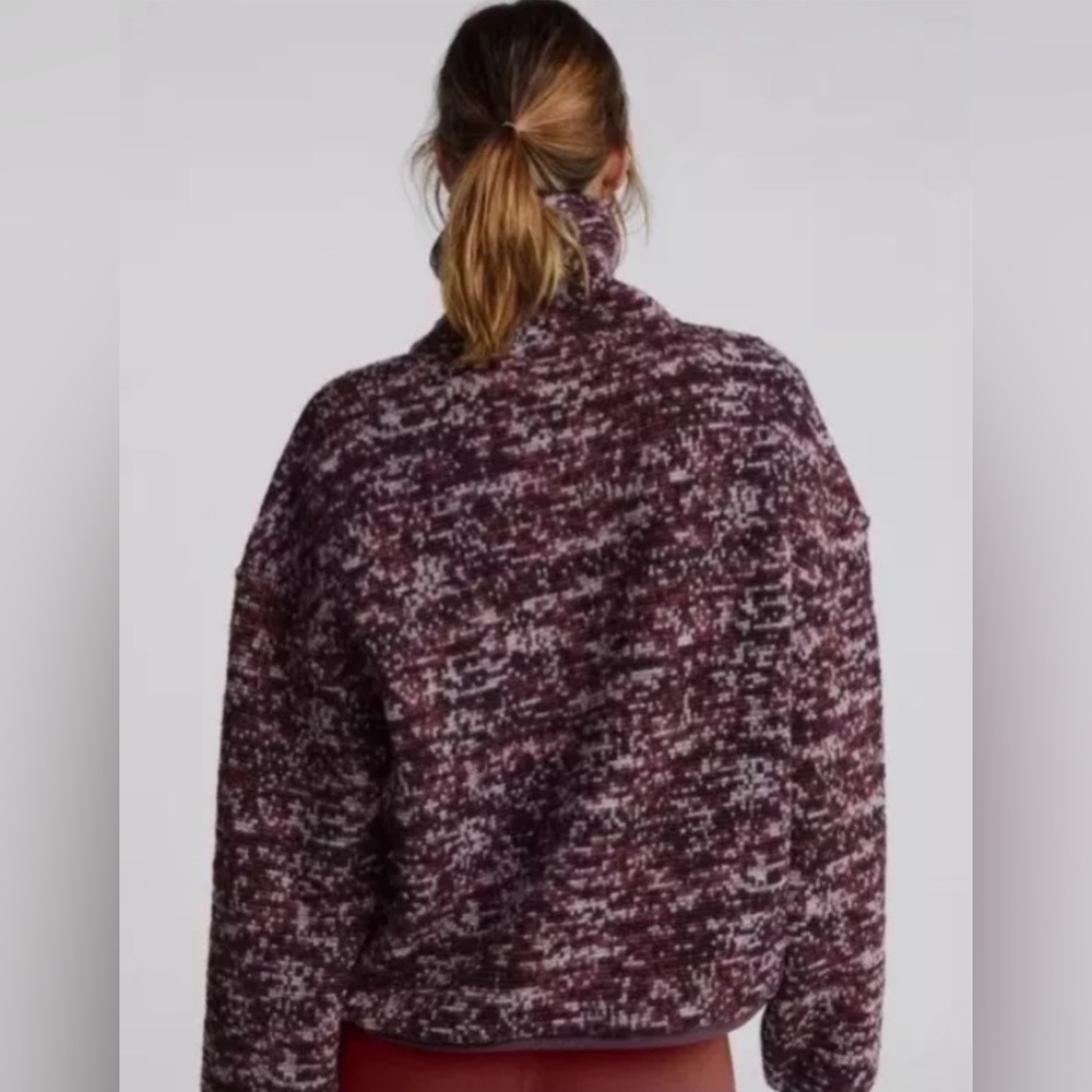 Varley Bailey Half Zip fleece wool pullover - Picture 2 of 7